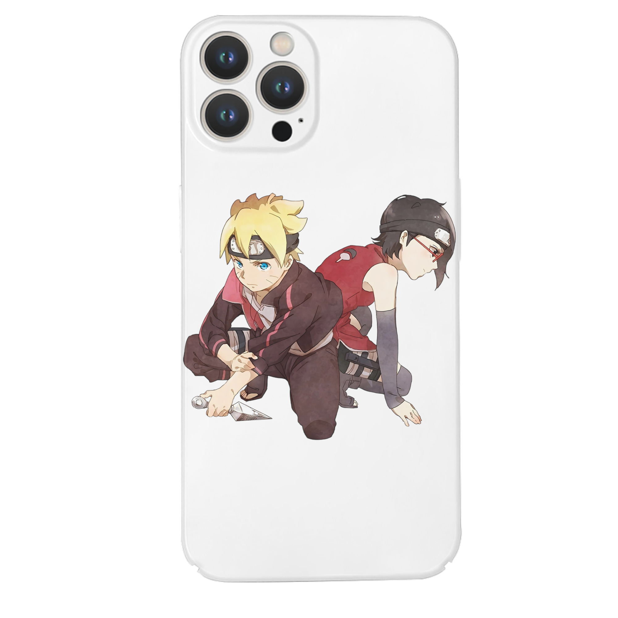 （画像用） NARUTO -ナルト- うちは サラダ Uchiha Sarada 【iPhone 14シリーズ対応】ハードケース